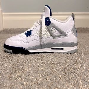 Midnight navy’s Jordan 4s, worn once